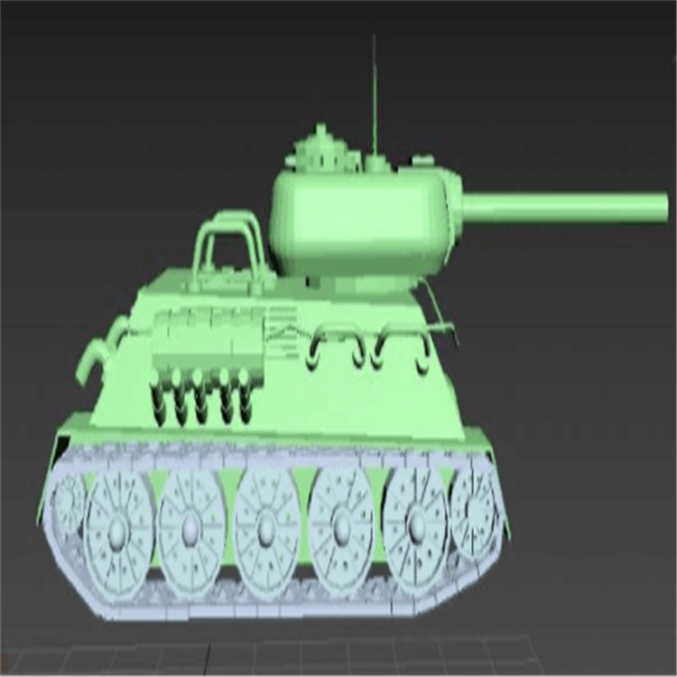 七里河充气军用坦克模型